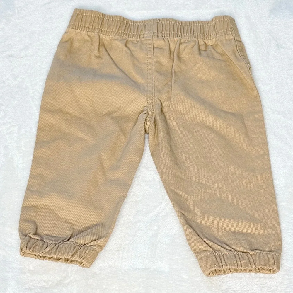 Baby BUM Equipment 12M Striped Button Down Shirt‎ and Khaki Pants 2pc Set NEW